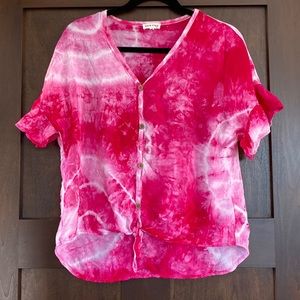 Main Strip tye-dye shirt